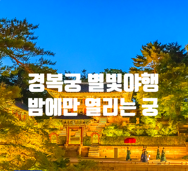 서울 가볼만한곳 경복궁 별빛야행 2026｜일정·예매·도슭수라상·야간관람 총정리