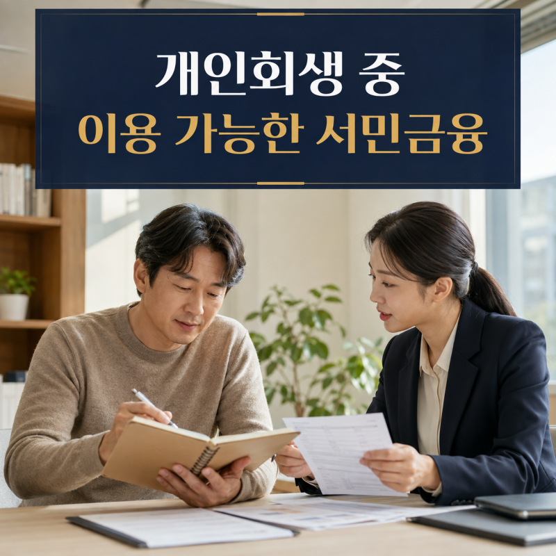 개인회생 중 대출 가능할까? 성실상환자가 확인할 서민금융 3가지