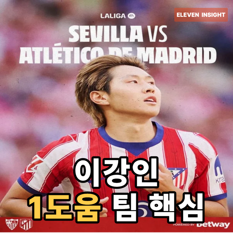 AT마드리드 이강인 세비야전 1호 도움! 시메오네 전술 핵심 등극