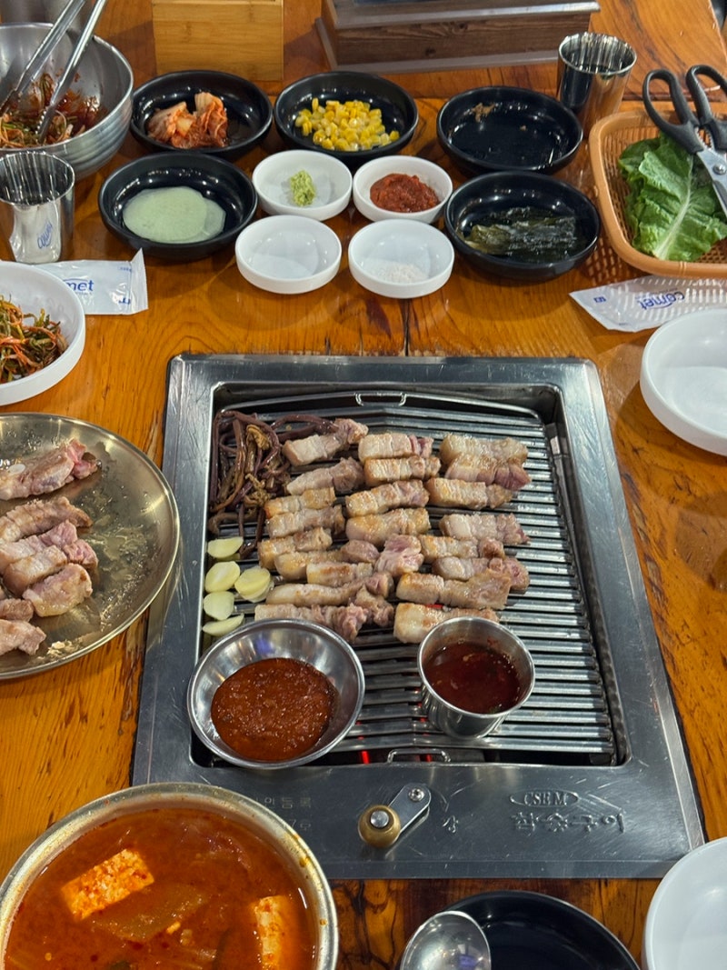 제주 신라호텔 근처 맛집 만족스러웠던 맛있수다 중문본점