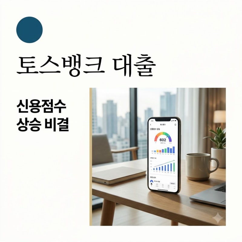 "진작 바꿀걸 그랬네" 34.2% 토스뱅크 중저신용자 대출 | 신용점수 43점 상승 서민금융
