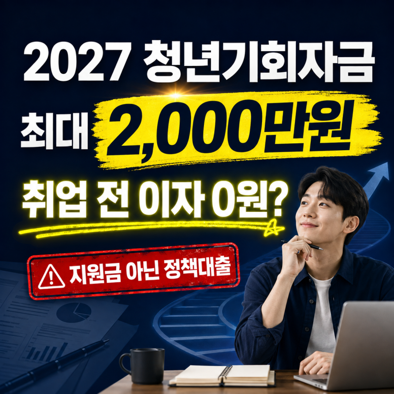 청년기회자금 2,000만원, 취업 전까지 정말 무이자일까?｜연소득 3,500만원·재학생 제외