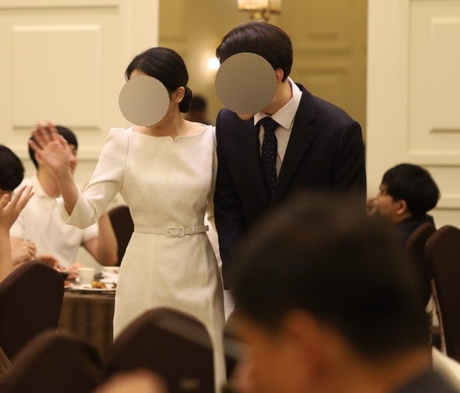 결혼식 2부 원피스 플로움 다이애나 드레스 연회장 피로연 후기