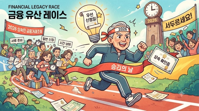 상속인 금융거래조회 서비스 신청, 2026년에도 결과를 가르는 건 ‘신청일’보다 이 한 가지
