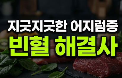빈혈에 좋은 음식 영양제 및 과일 추천 TOP10(+레시피)