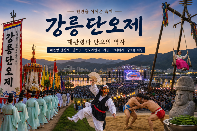 강릉단오제 완벽 가이드｜천년을 이어온 축제, 대관령과 단오의 역사