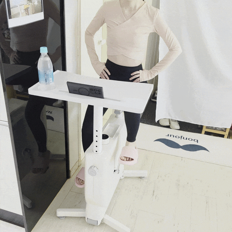 스마트모노바이크 멜킨 미니실내자전거 운동이 게임처럼 되는 사용 후기 1주차 접이식 자전....