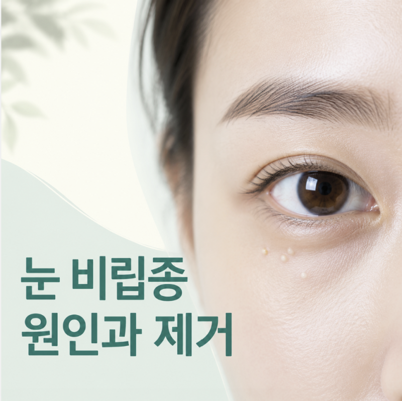 눈 비립종 원인은 뭘까? 눈꺼풀에 생기는 이유와 제거 방법
