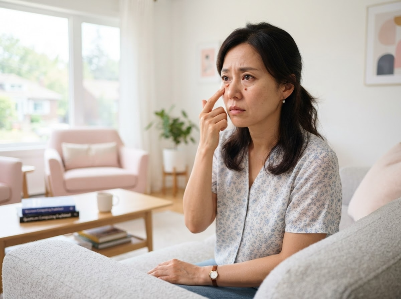남양주 평내동 피부과 중년 눈가와 목의 작은 돌기, 쥐젖과 비립종 차이 3가지