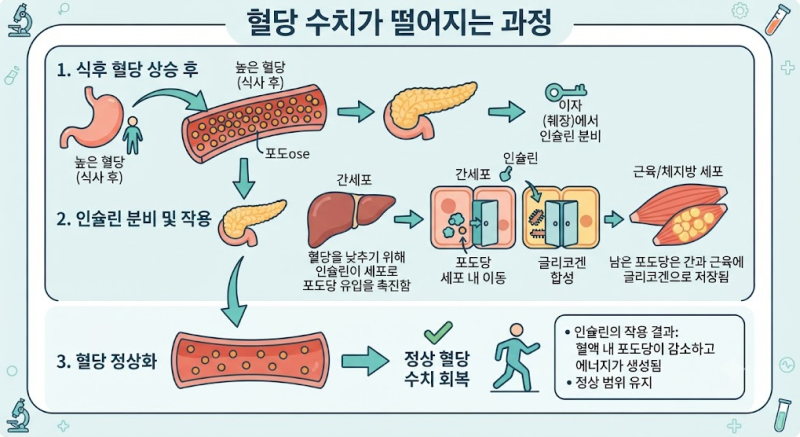 저혈당 증상 대처법 완벽 정리 (원인과 골든타임 응급 처치)