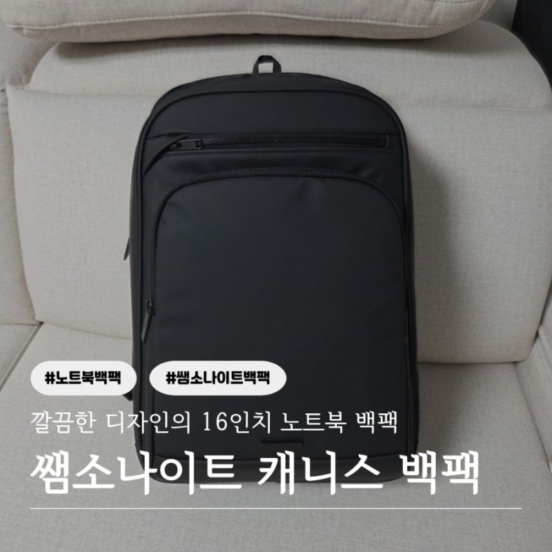 [쌤소나이트 레드] CANISS 캐니스 16인치 노트북 백팩, 30대 여자 백팩 추천