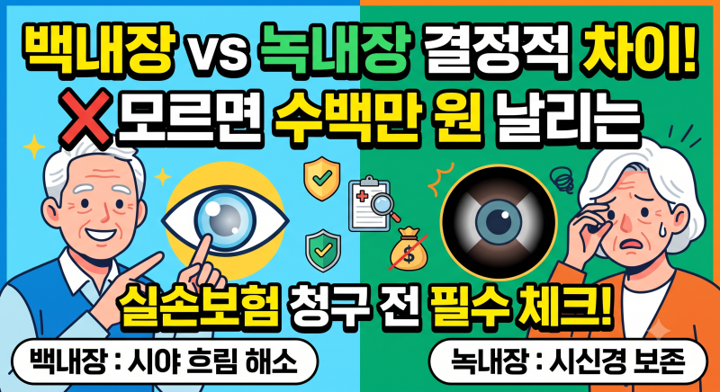 "백내장 수술하고 800만 원 날렸습니다" 실손보험 지급 거절 사태 총정리 & 녹내장과 결정적 ....