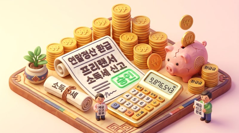2026 프리랜서 3.3% 종합소득세 환급금 조회 및 신청 방법 총정리