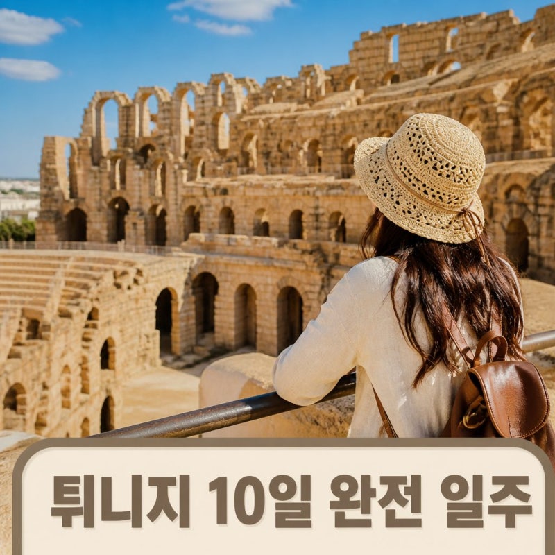 튀니지 일주 10일 패키지 여행 코스 추천ㅣ카르타고, 엘젬 원형극장, 마트마타