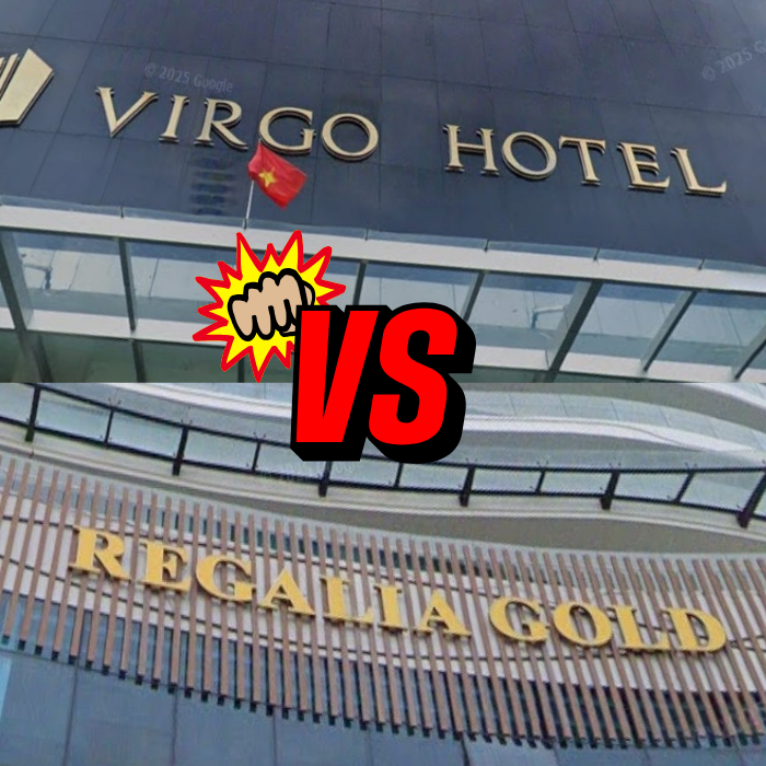 나트랑 시내 대장 숙소 버고호텔(Khách sạn Virgo) vs 레갈이어 골드 호텔 (Khách Sạn Regalia Gold) ....