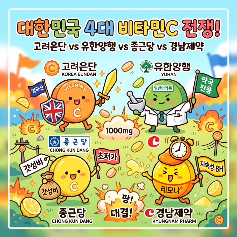 [영국산 비타민C] 고려은단, 내 가족 먹일 건데 아직도 원산지 확인 안 하셨나요?