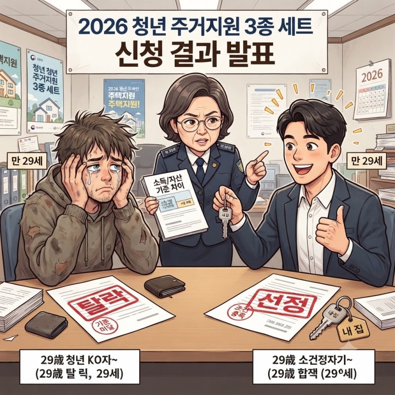 2026 청년 주거지원 3종 세트 조건, 같은 나이인데 탈락이 갈리는 이유