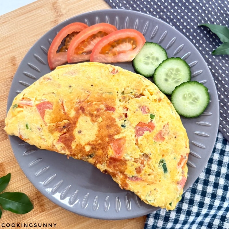 풍미가득 정말 맛있고 살도 쏙쏙 빠지는 다이어트 토마토 계란 오믈렛 만들기 건강다이어트....