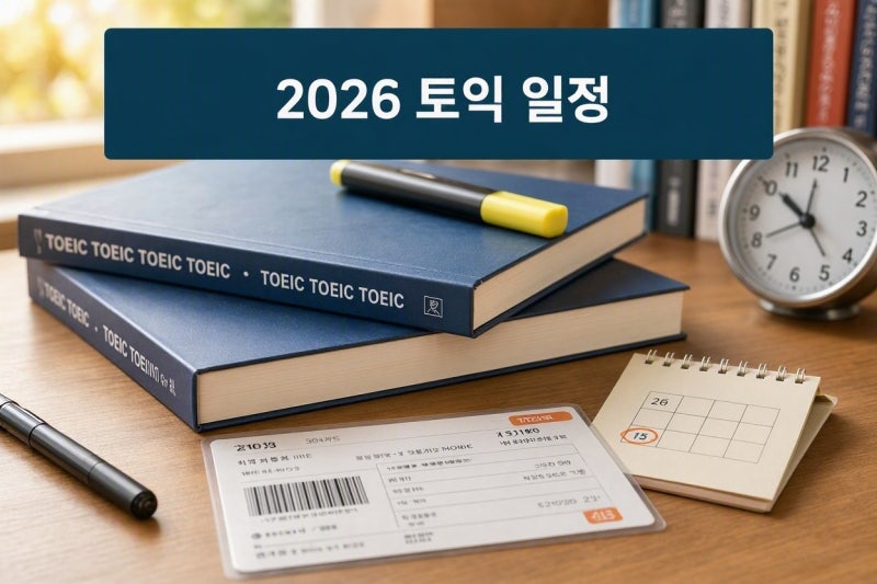 2026년 토익 시험 일정 총정리! 입실 시간부터 준비물까지 솔직 정리