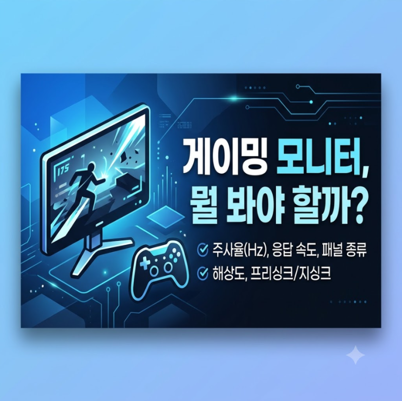 삼성 오디세이 2027년형 모니터 공개, 게이밍 모니터 살 때 볼 사양 4가지