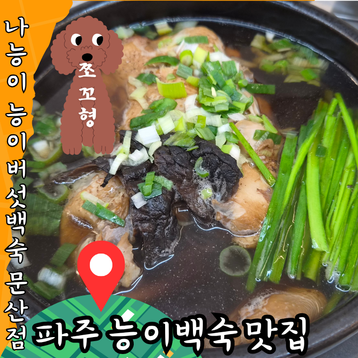 파주 문산 삼계탕 맛집 추천 나능이 능이버섯백숙 문산점 도라전망대 근처 여름 보양식 한식....