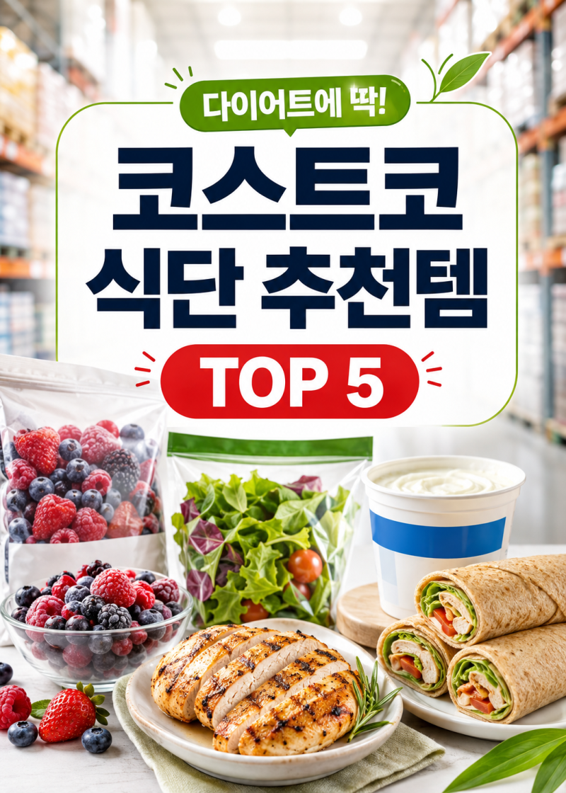 다이어트에 딱! 요요 걱정 줄이는 코스트코 식단 추천템 TOP 5