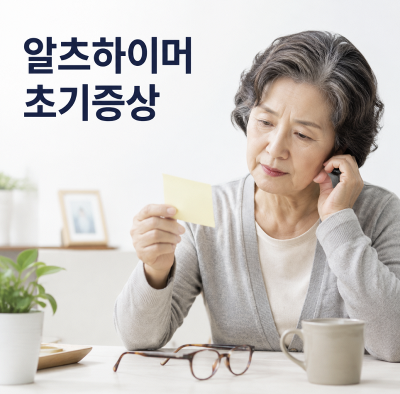 자꾸 깜빡한다면? 알츠하이머 초기증상과 자가진단법