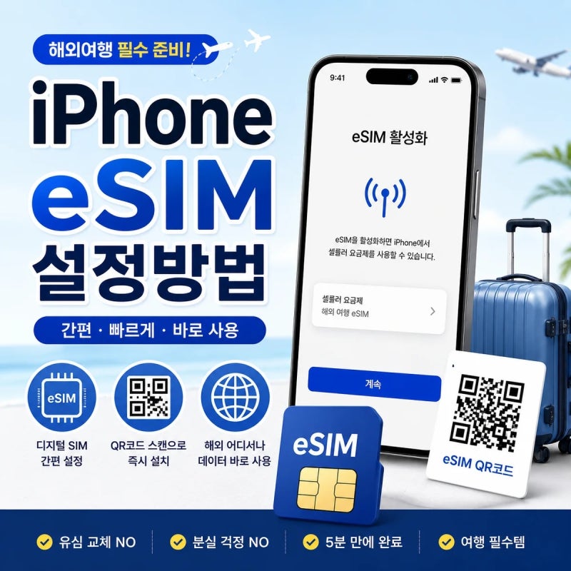 eSIM iPhone 사용 방법, 아이폰 이심 설정부터 듀얼 SIM까지