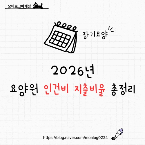 2026년 요양원 인건비 지출비율 총정리