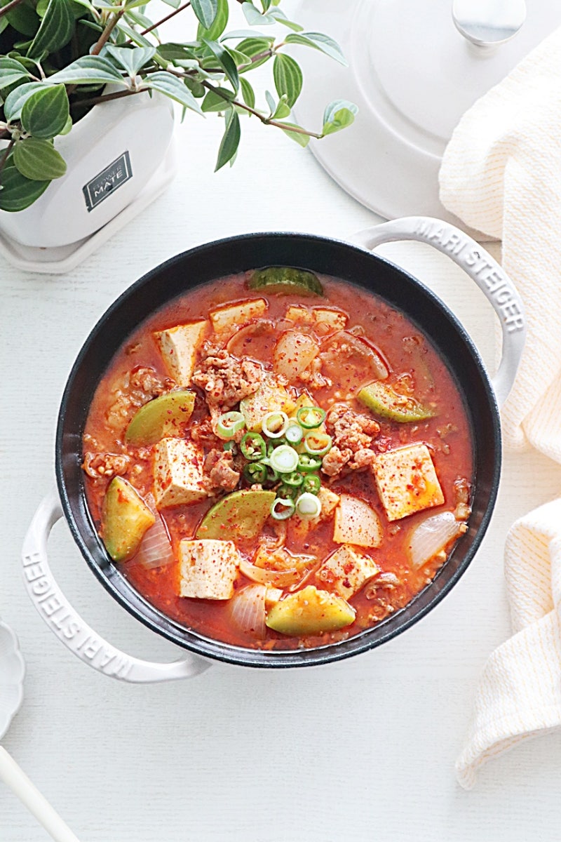 성시경 고깃집 된장찌개 레시피 끓이는법 차돌 된장술밥