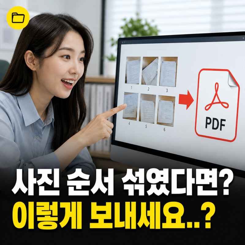 JPG 여러개 이미지 파일 한번에 PDF로 변환 방법