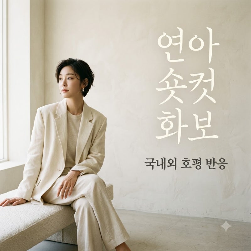 김연아 숏컷 화보 반응 호평! 가발로 연출한 파격 변신이 역대급인 이유