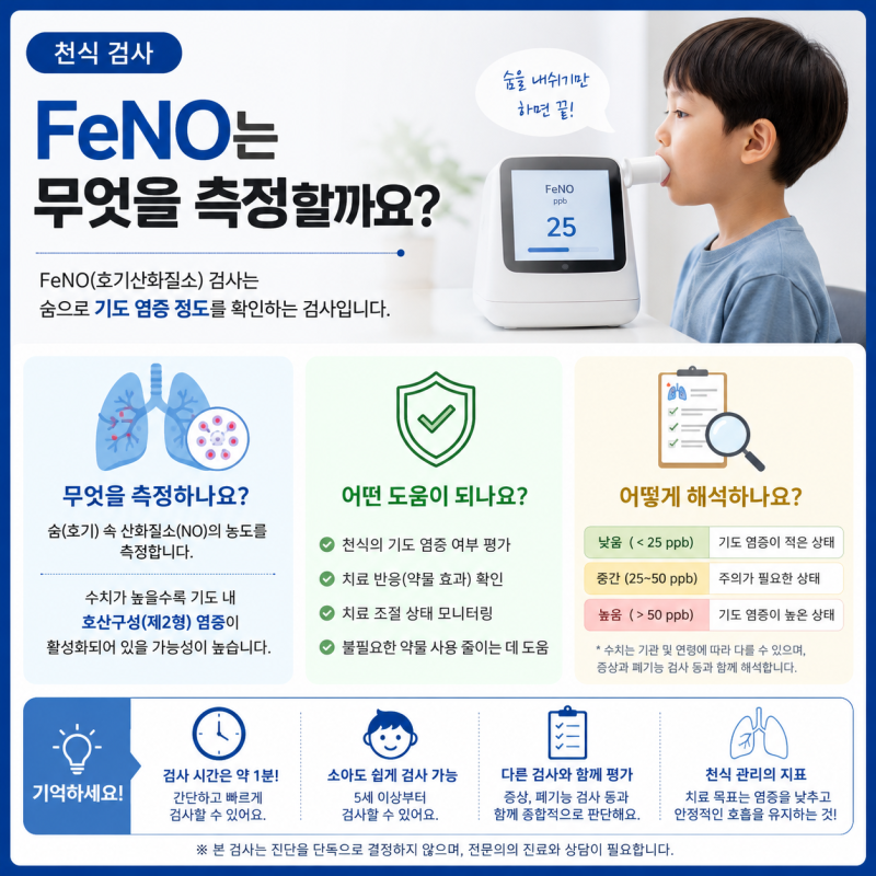 대구 호흡기내과 : 천식 검사 FeNO가 필요한 이유