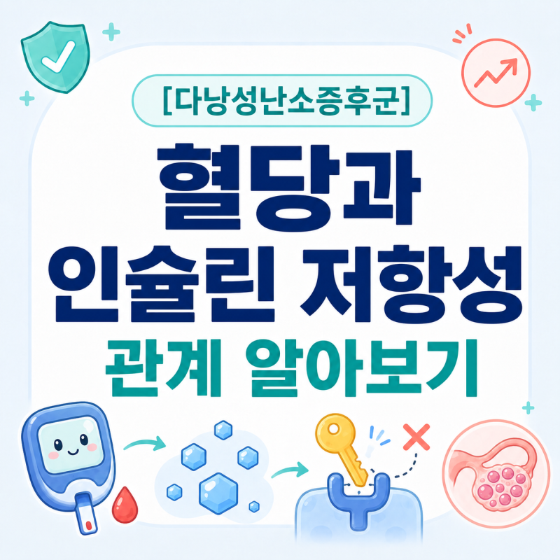 [다낭성난소증후군] 혈당과 인슐린저항성의 관계