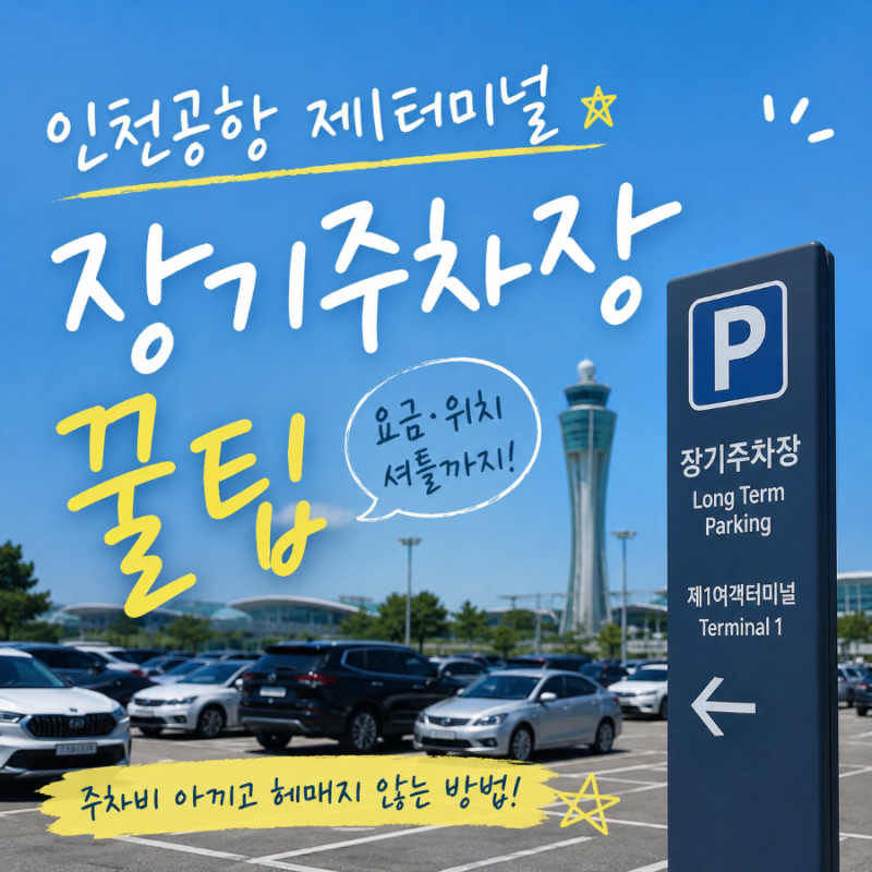 인천공항 제1터미널 장기주차장 꿀팁｜요금 할인부터 주차 위치, 셔틀 타는 곳까지