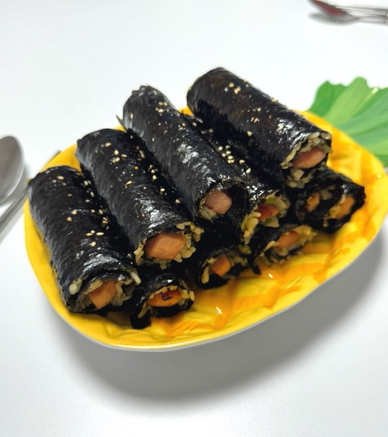 스팸 땡초김밥 만들기스팸 땡초김밥 레시피⭐️