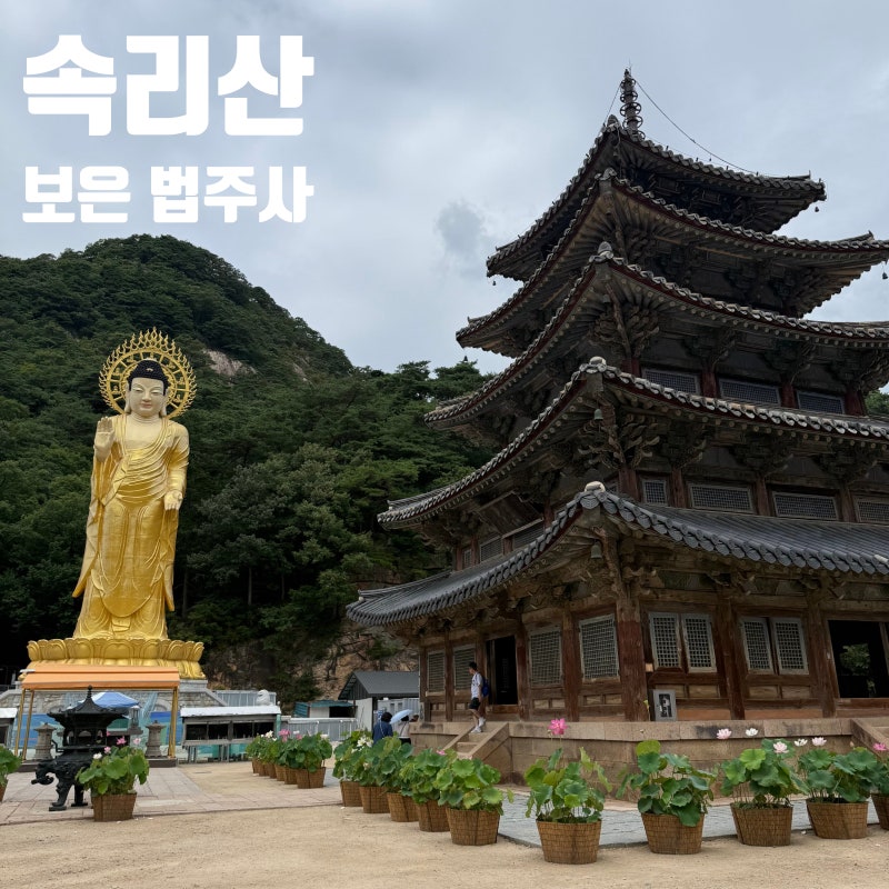 충청도가볼만한곳 속리산 보은 법주사 팔상전 주차장 세계문화유산 스탬프
