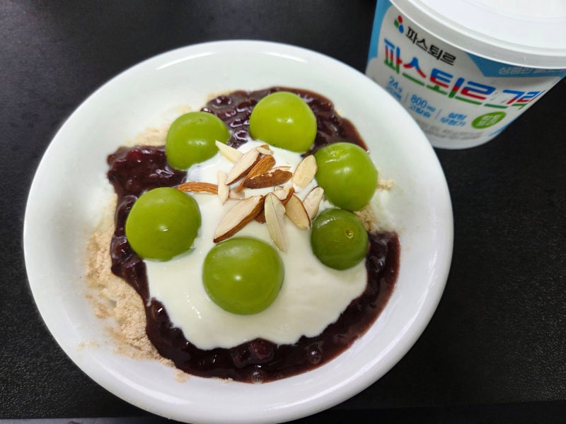 그릭요거트활용법 아침대용식 파스퇴르그릭요거트