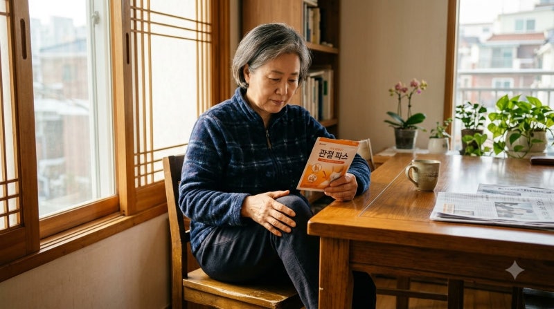 무릎 통증 파스 부착 위치! 무릎 뼈 vs 오금(무릎 뒤) 올바른 사용법 팩트체크