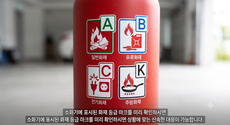불났을 때 아무거나 쓴다고? 한눈에 끝내는 소화기 종류와 올바른 사용법
