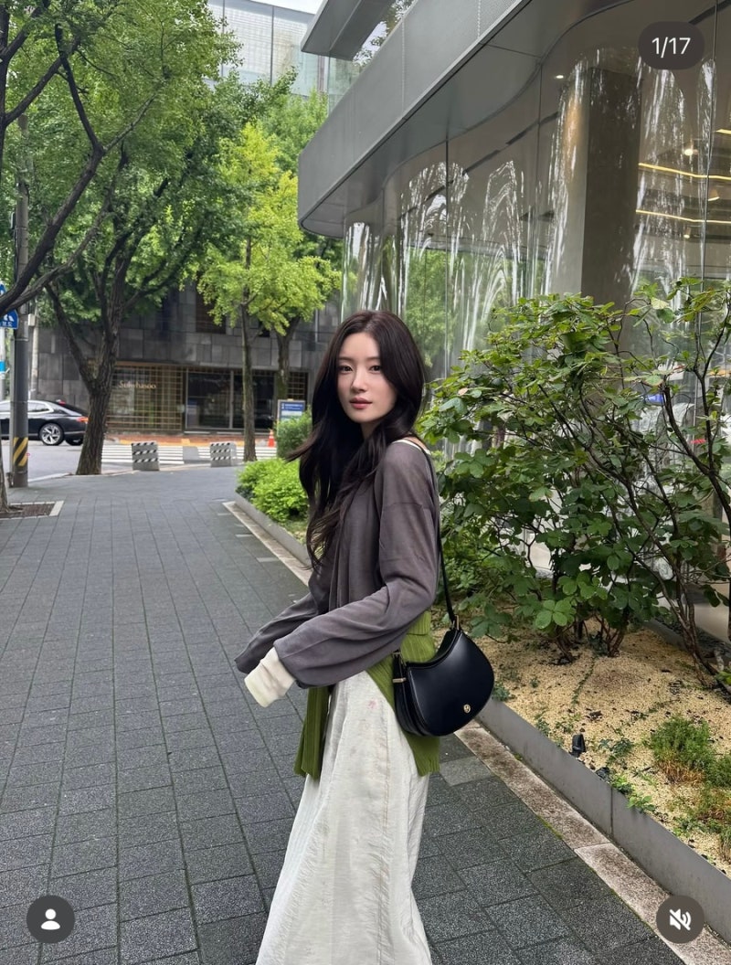 사복센스 정말 좋은 아이오아이 정채연 인스타 일상 여자 가을 코디 스타일 추천