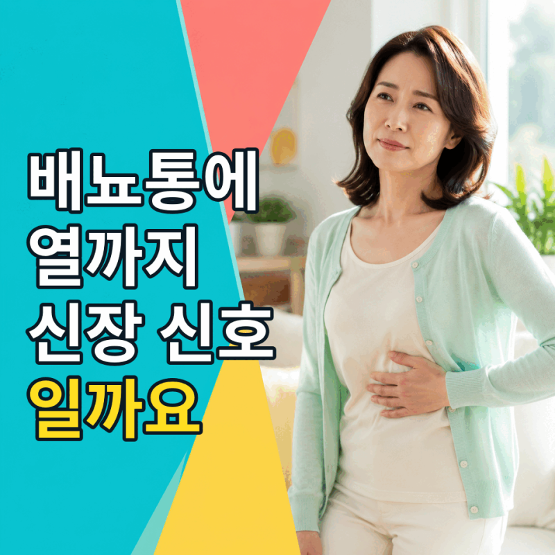 배뇨통에 열·옆구리 통증까지? 방광염과 다른 신우신염 초기 신호