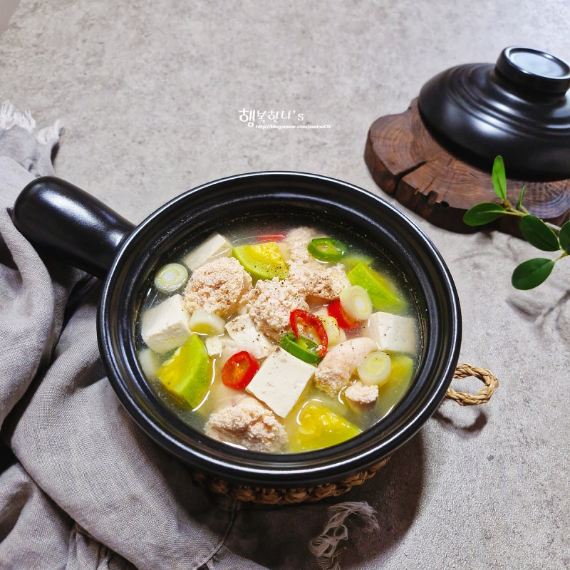 명란젓국 레시피 들기름 두부 명란찌개 맑은 국물 요리 종류