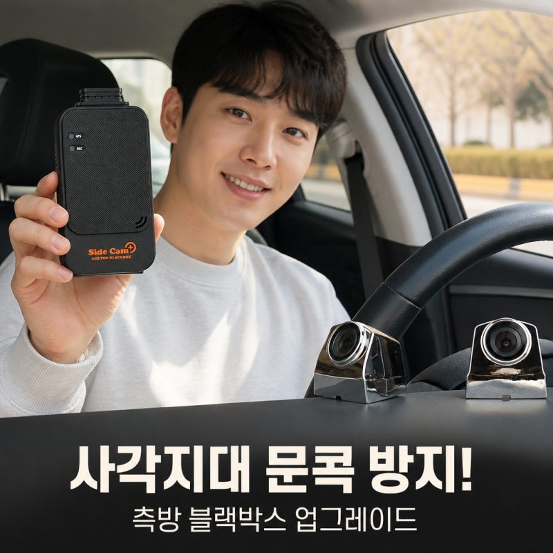 사각지대 문콕 방지, 지넷 사이드캠 플러스로 내 차 측방 블랙박스 업그레이드하기