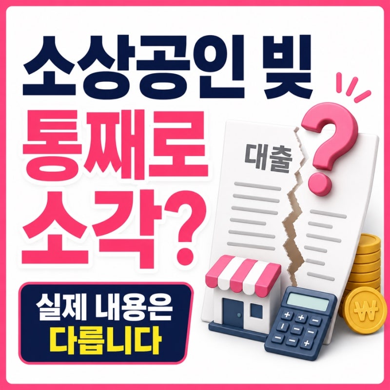 소상공인 코로나 대출 빚 탕감, 누가 대상일까? 162억 소각의 진짜 의미