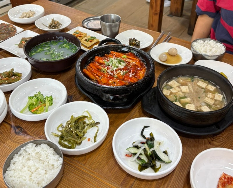 하동 맛집 청운식당 | 쌍계사 근처 산채더덕구이 재첩국 아침식사