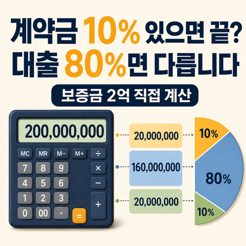 LH 든든전세 계약금 10% 현금으로 있어야 할까｜대출은 계약 후가 문제입니다