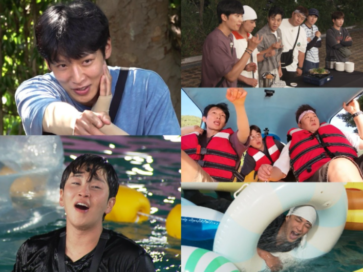 <b>1박2일</b> 시즌4 거제도여행 보물찾기 <b>이기택</b> 로봇택 변신 호수에서 상....