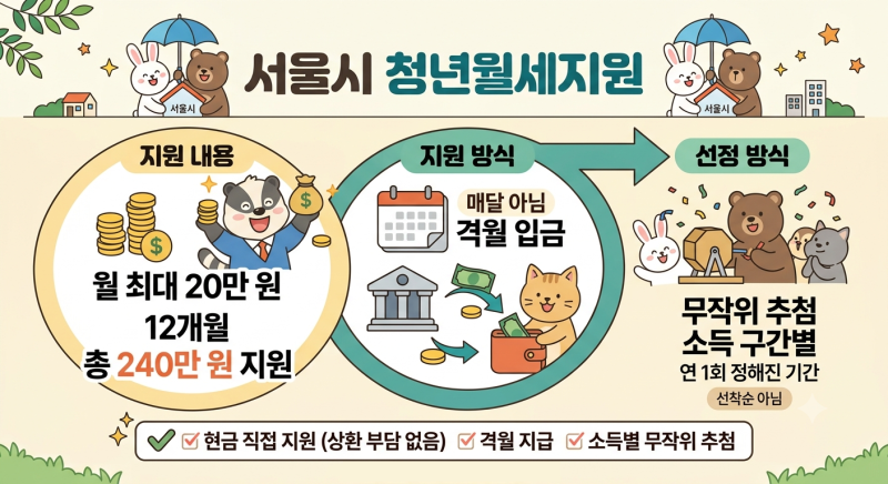 서울시 청년월세지원 신청자격 총정리, 중위소득·보증금 기준부터 접수 타이밍까지