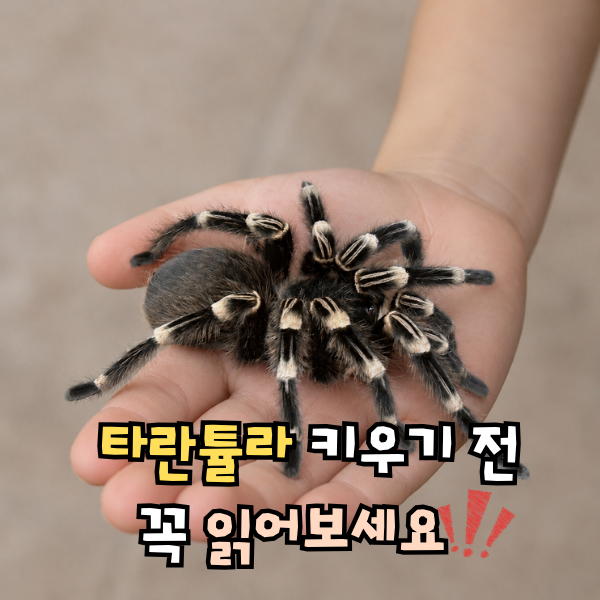 타란튤라 거미 키우기, 타란툴라 수명 냄새 분양 주의점
